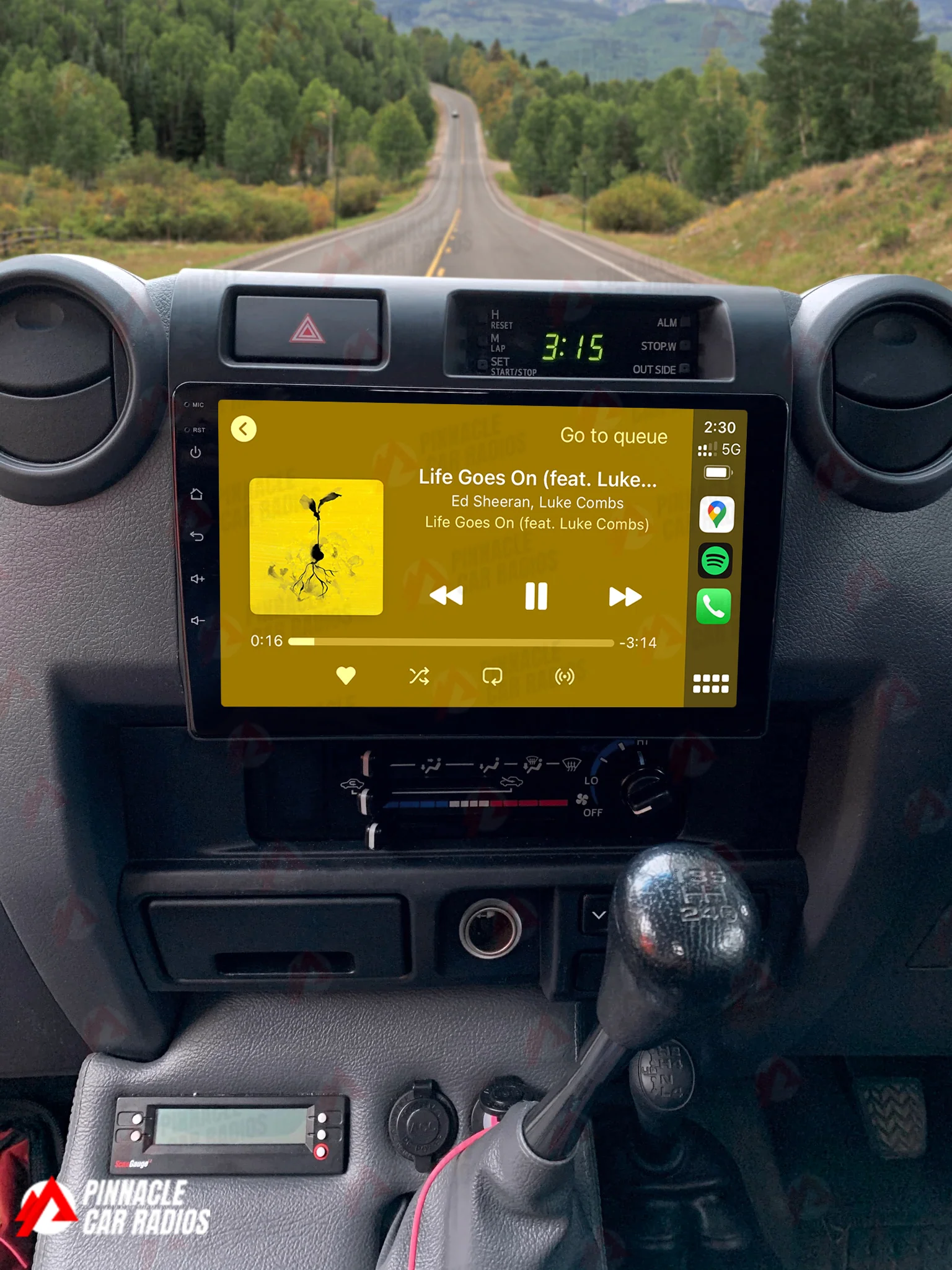 Toyota Land Cruiser 70 76 79 Series 1984-2023 Wireless CarPlay Headunit Kit - Image 3