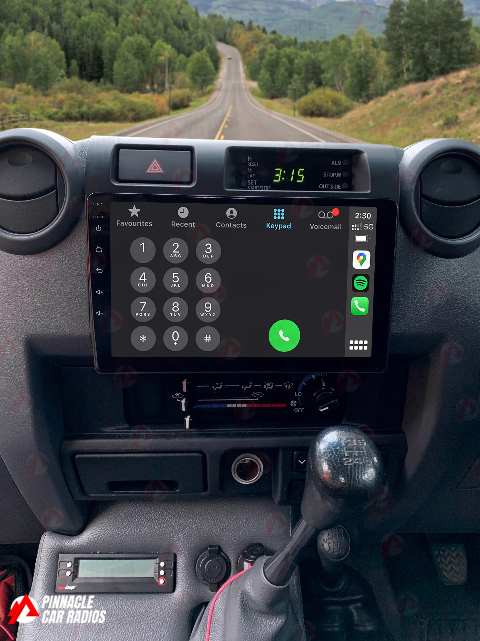 Toyota Land Cruiser 70 76 79 Series 1984-2023 Wireless CarPlay Headunit Kit - Image 4