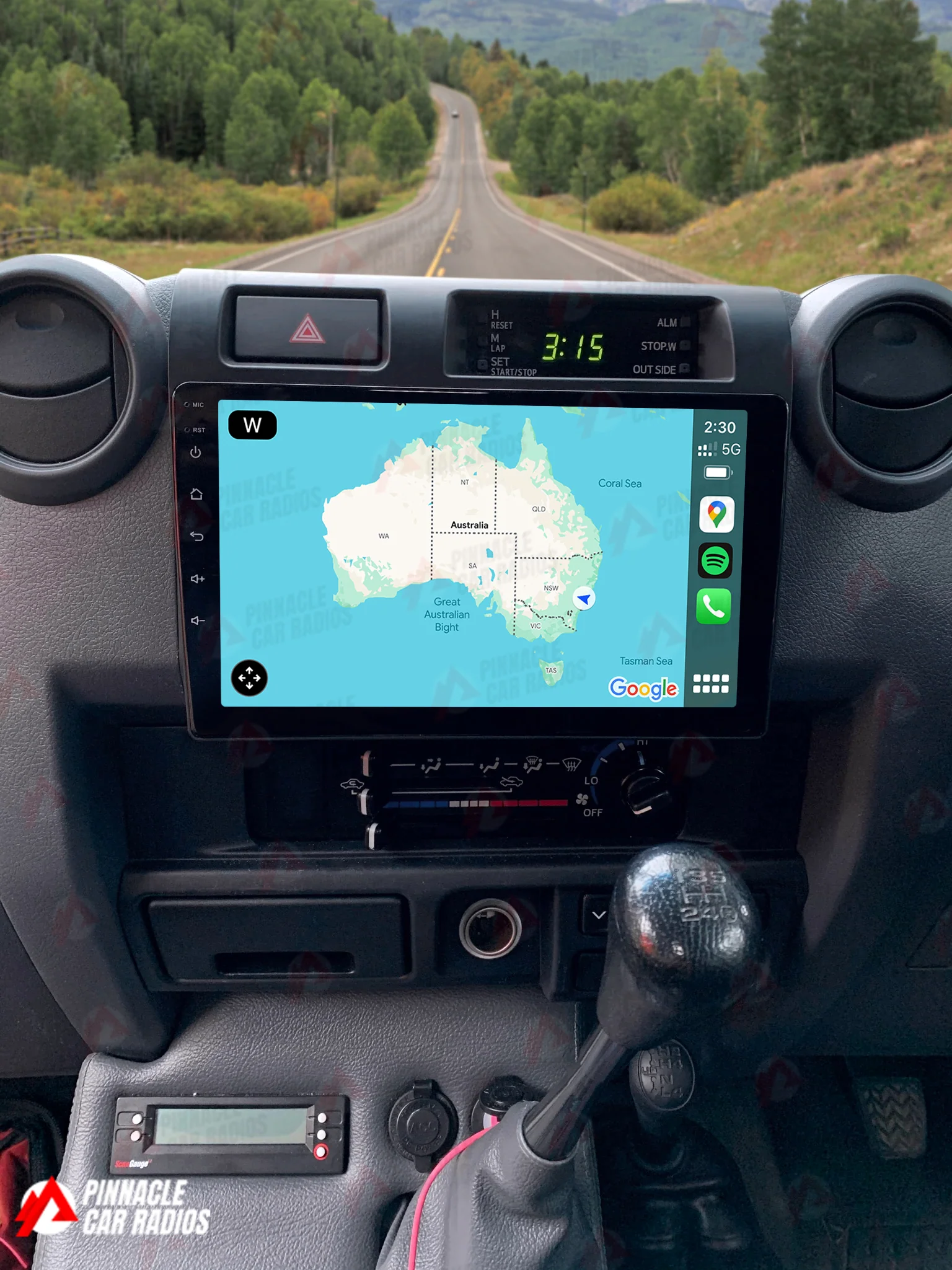 Toyota Land Cruiser 70 76 79 Series 1984-2023 Wireless CarPlay Headunit Kit - Image 5