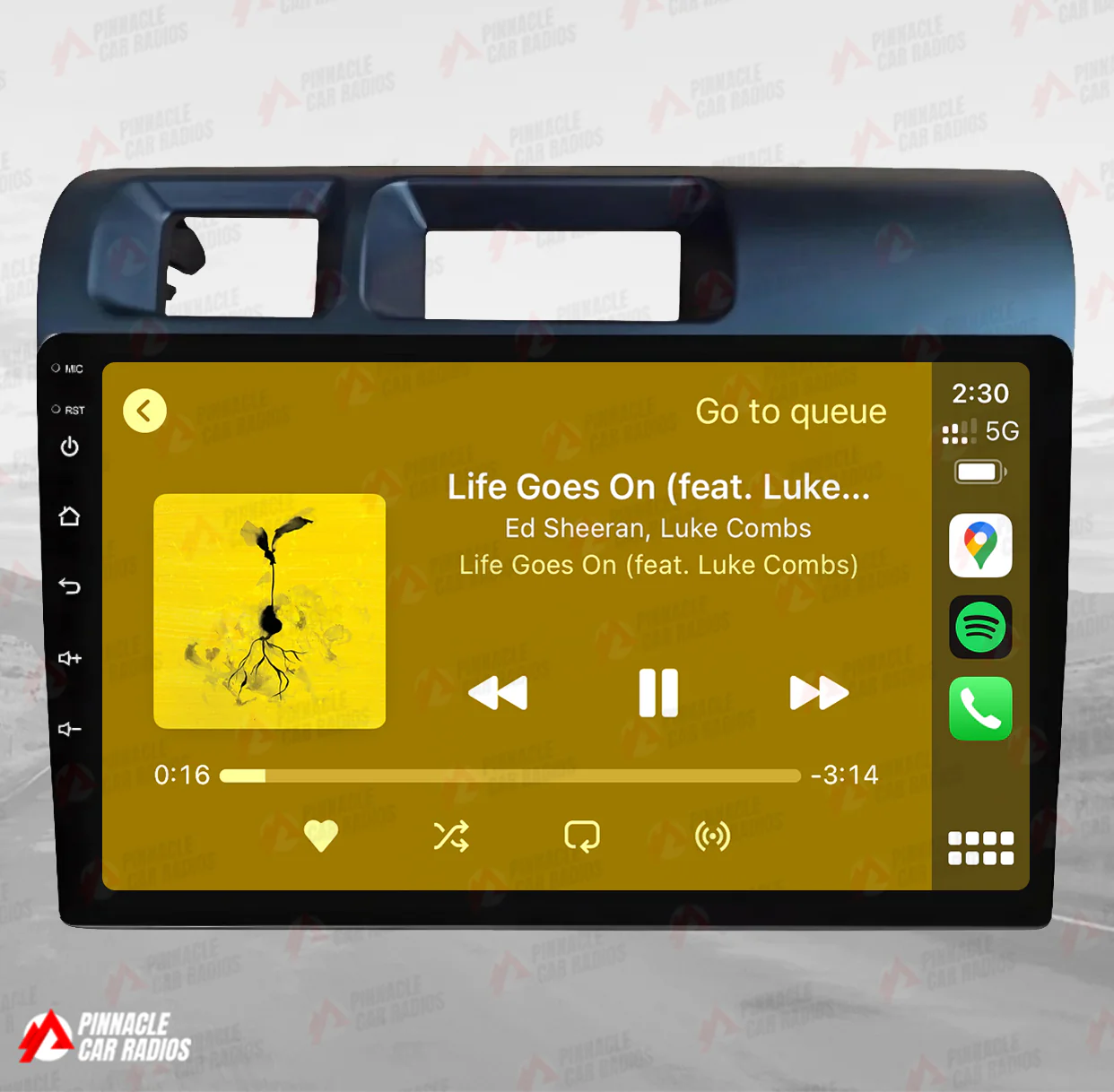 Toyota Land Cruiser 70 76 79 Series Facelift 2023+ Wireless CarPlay Headunit Kit - Image 3