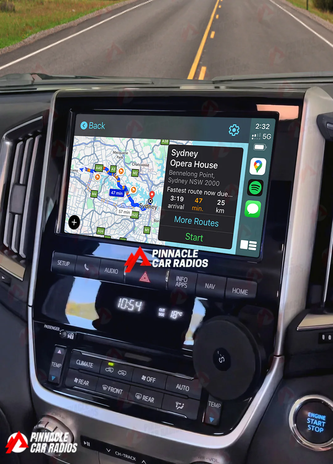 Toyota Land Cruiser LC200 2014-2024 VX & SAHARA Wireless CarPlay & Android Auto Interface Module - Image 2