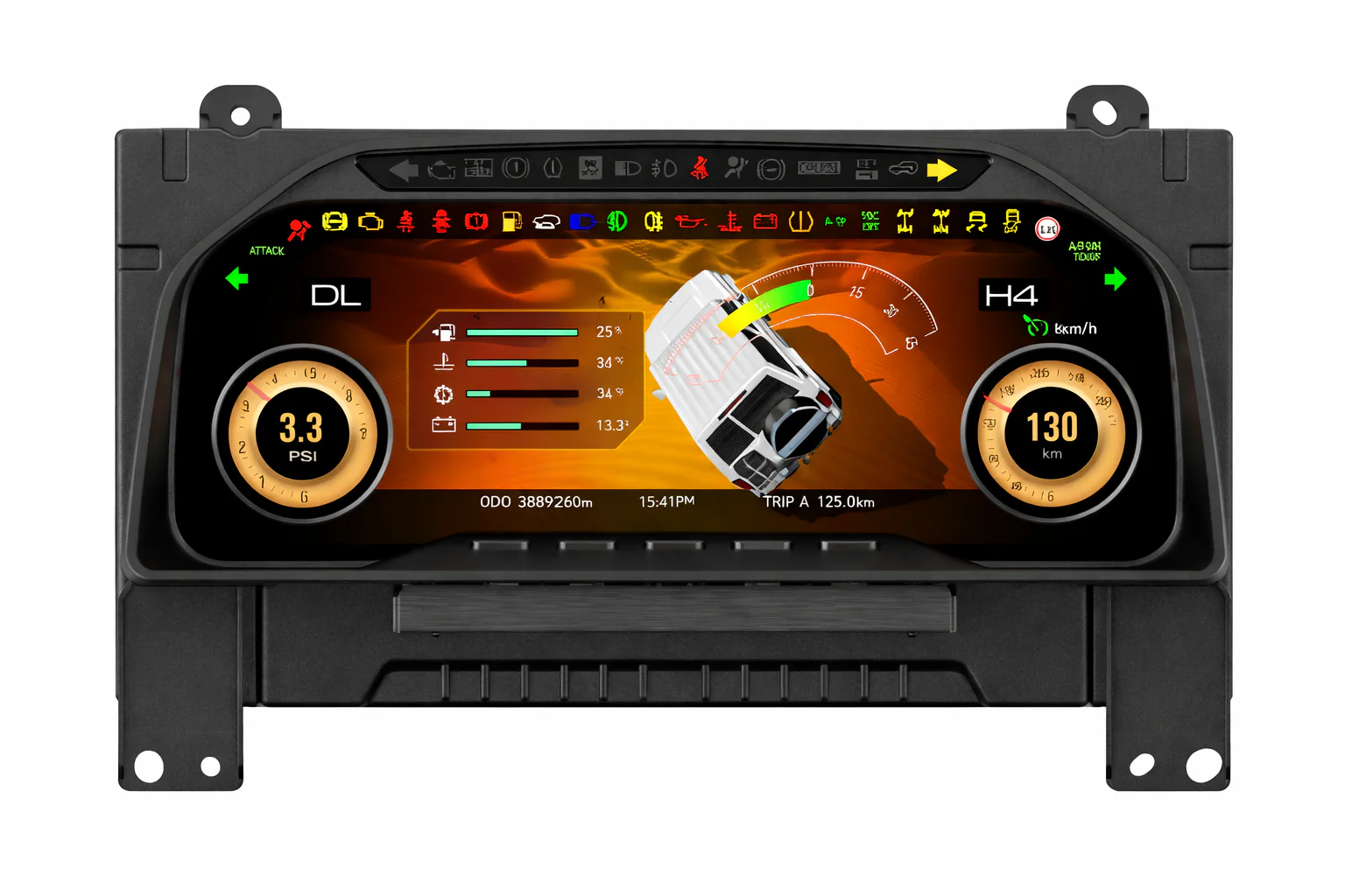 Toyota Land Cruiser LC70/76/78/79 2007-2021 Digital Instrument Cluster - Image 3