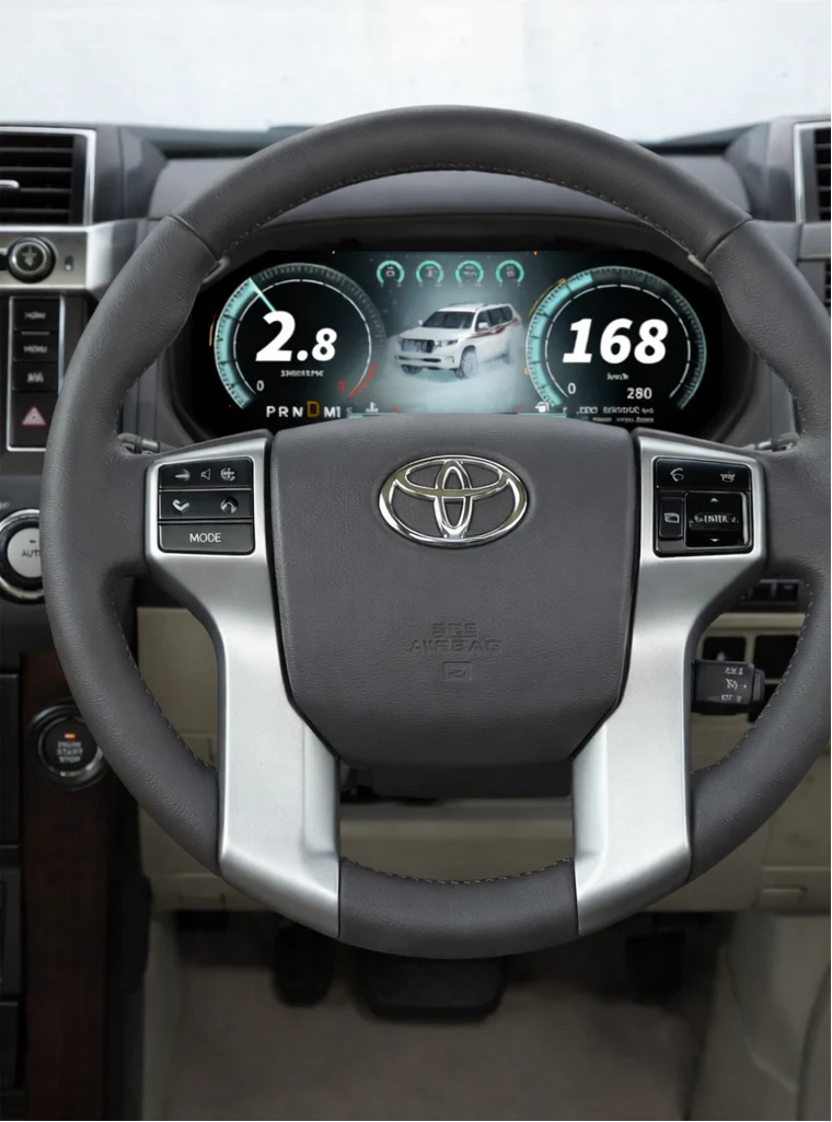Toyota Prado 150 2010-2023 Digital Instrument Cluster