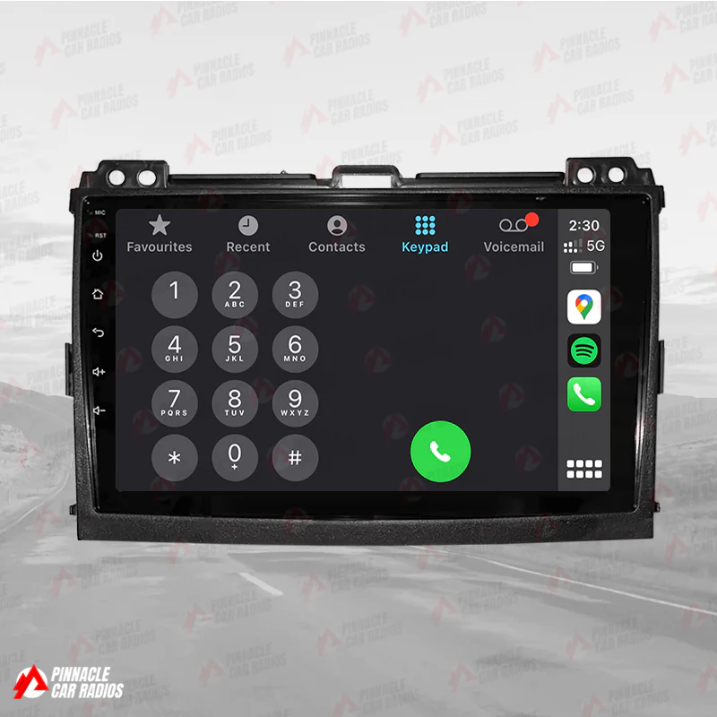 Toyota Prado 2003-2009 120 Series Wireless CarPlay Headunit Kit - Image 10