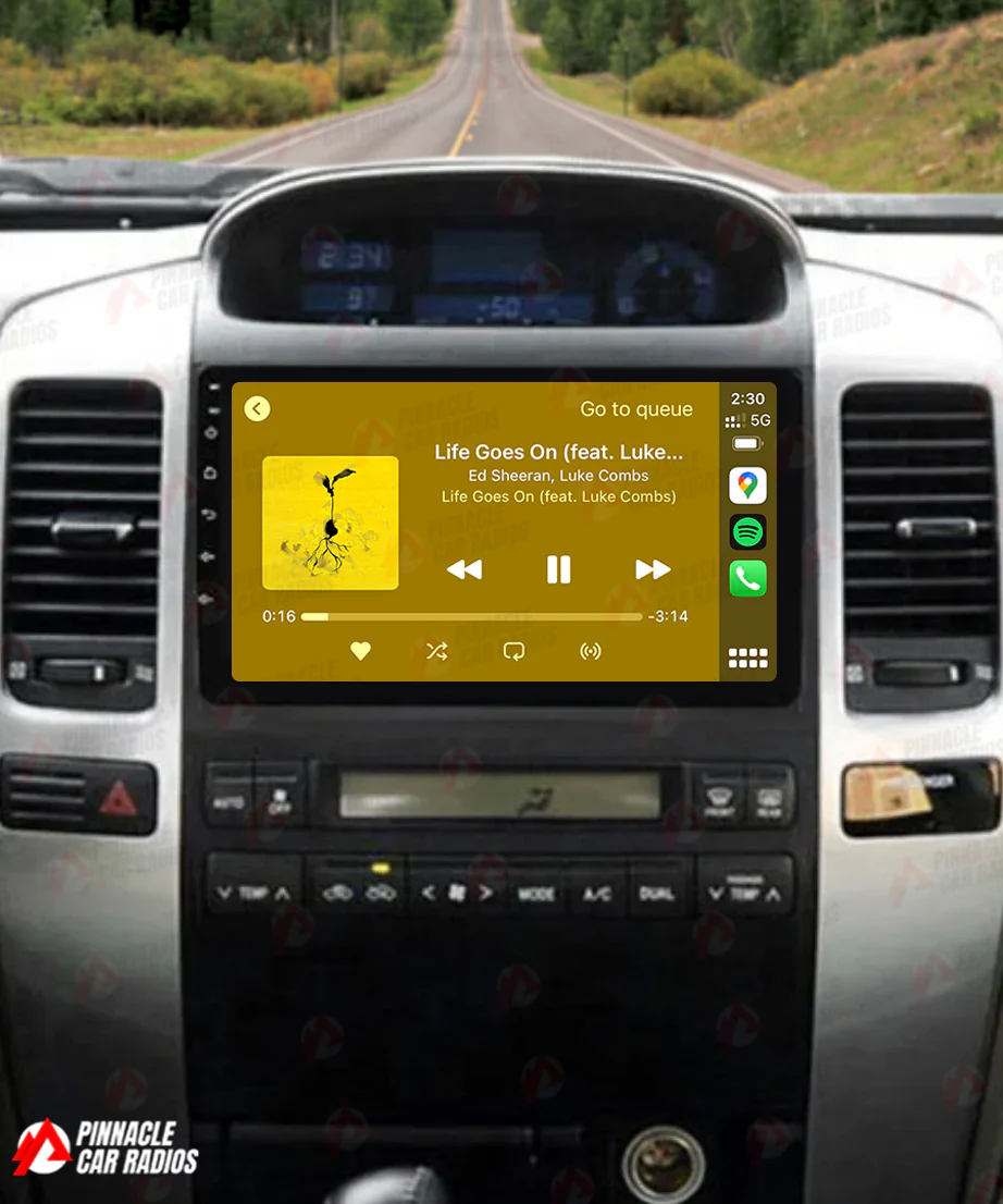 Toyota Prado 2003-2009 120 Series Wireless CarPlay Headunit Kit - Image 3