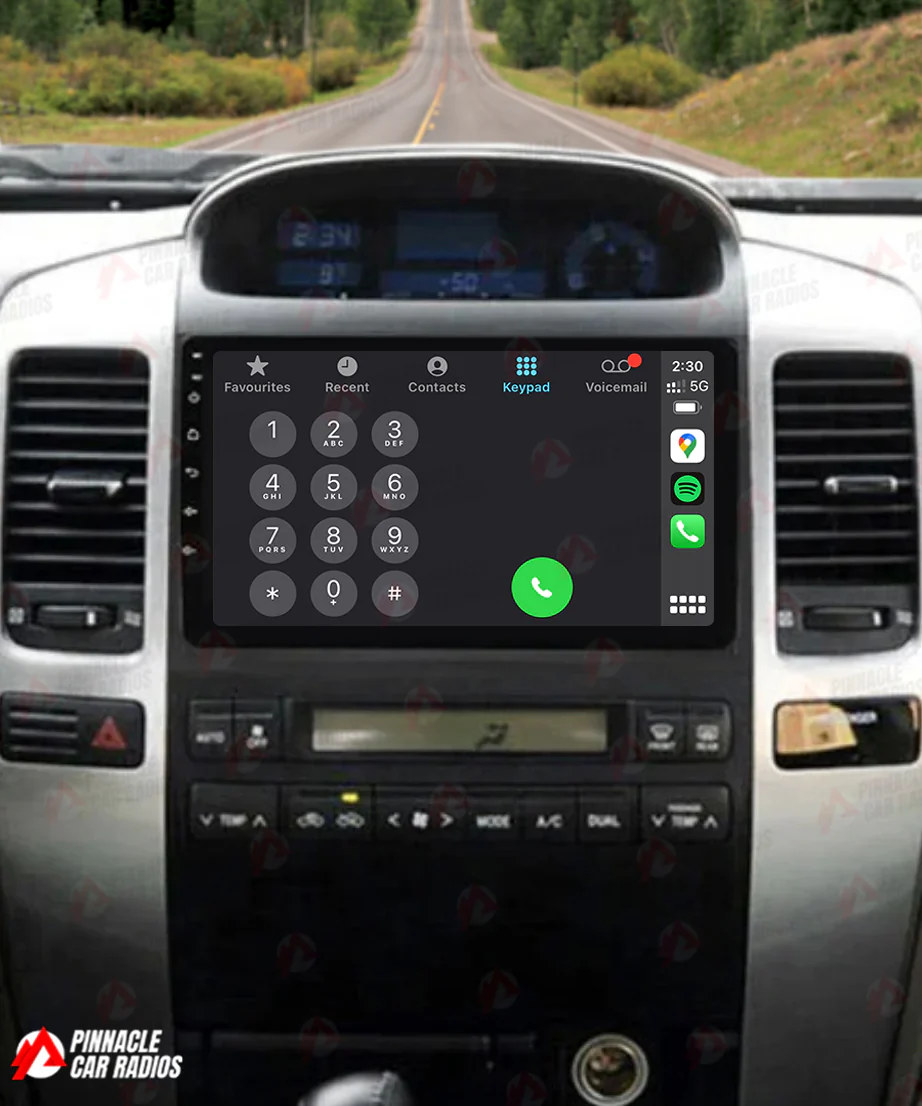 Toyota Prado 2003-2009 120 Series Wireless CarPlay Headunit Kit - Image 4