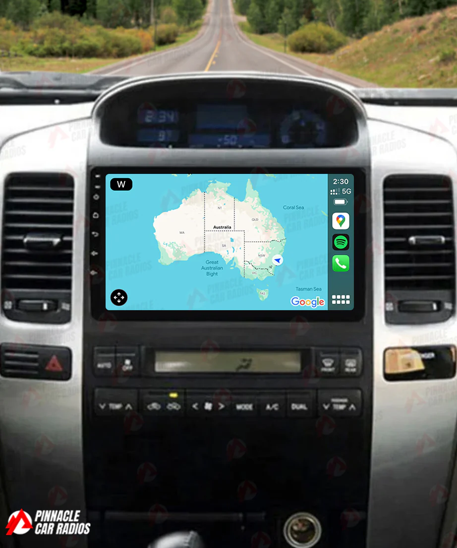 Toyota Prado 2003-2009 120 Series Wireless CarPlay Headunit Kit - Image 5