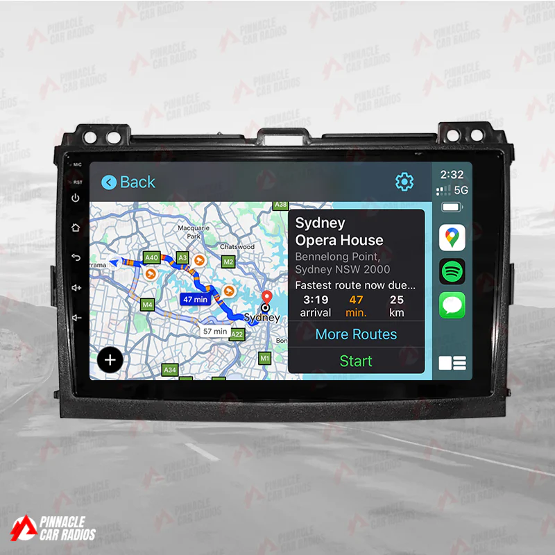 Toyota Prado 2003-2009 120 Series Wireless CarPlay Headunit Kit - Image 8