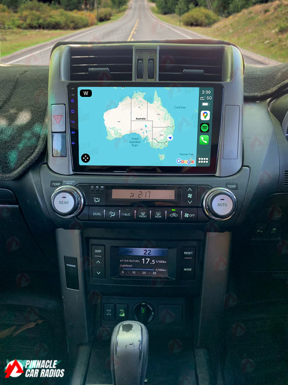 Toyota Prado 2009-2013 150 Series Wireless CarPlay Headunit Kit - Image 5