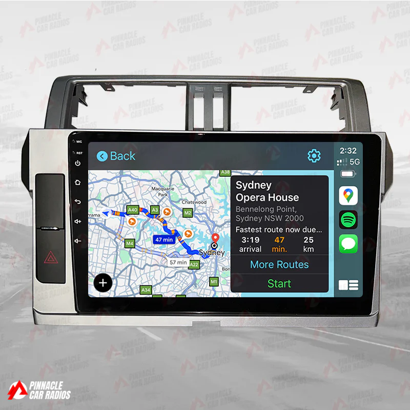 Toyota Prado 2014-2017 150 Series Wireless CarPlay Headunit Kit - Image 8