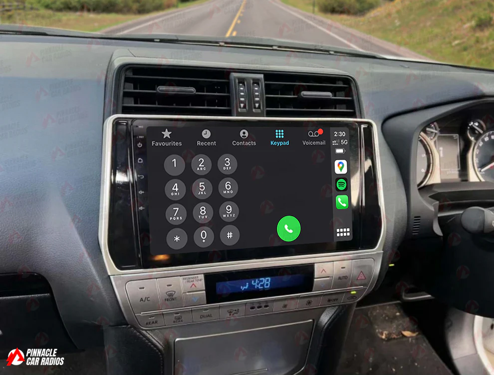 Toyota Prado 2018-2024 150 Series Wireless CarPlay Headunit Kit - Image 3