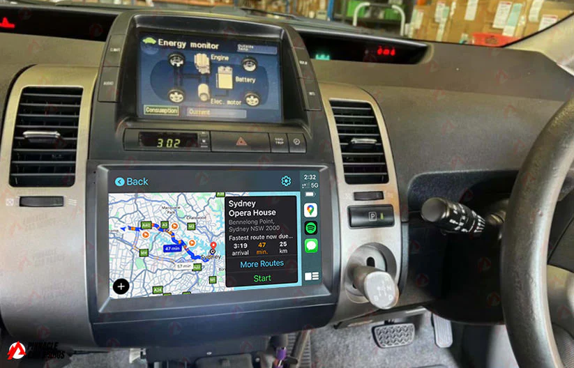 Toyota Prius 2004-2008 Wireless CarPlay Headunit Kit - Image 2