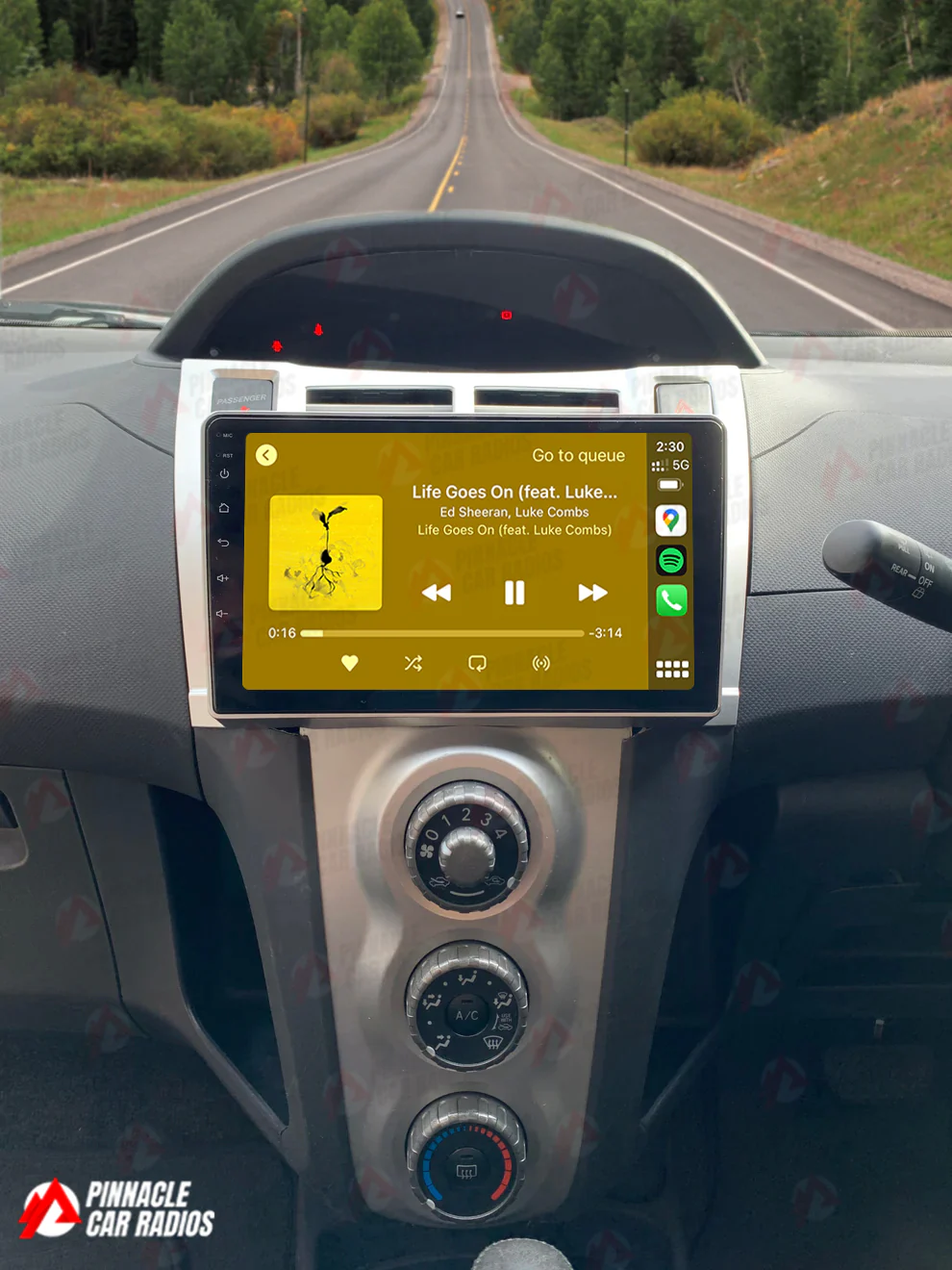 Toyota Yaris 2005-2011 Wireless CarPlay Headunit Kit - Image 3
