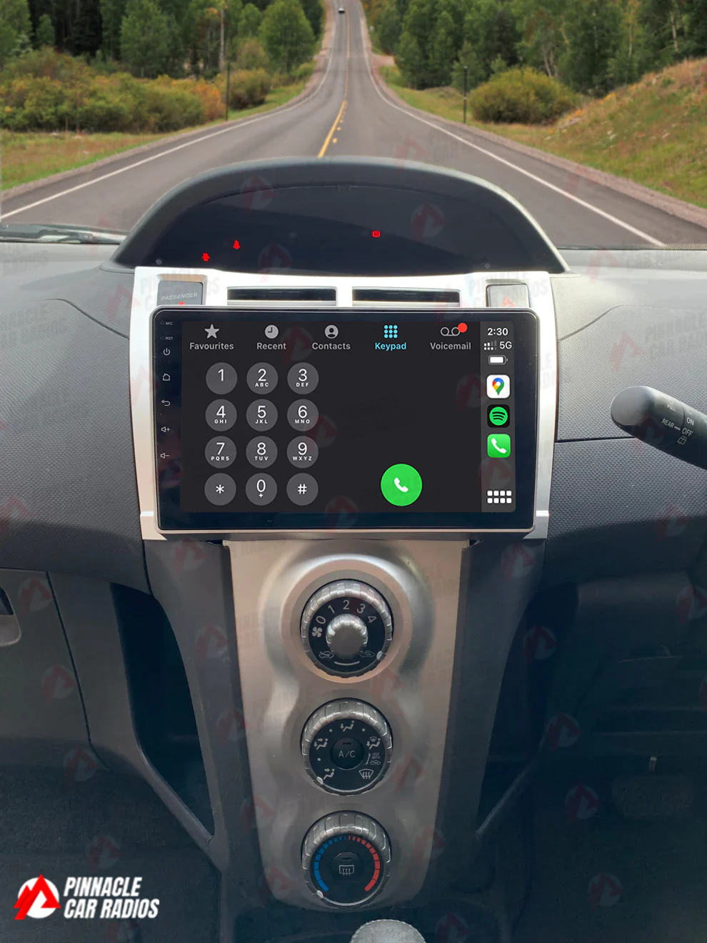 Toyota Yaris 2005-2011 Wireless CarPlay Headunit Kit - Image 4