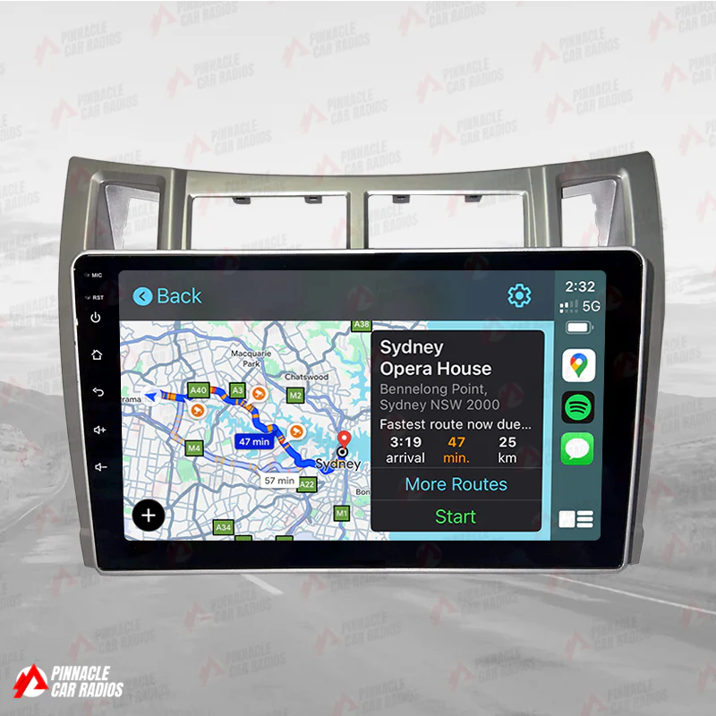 Toyota Yaris 2005-2011 Wireless CarPlay Headunit Kit - Image 8