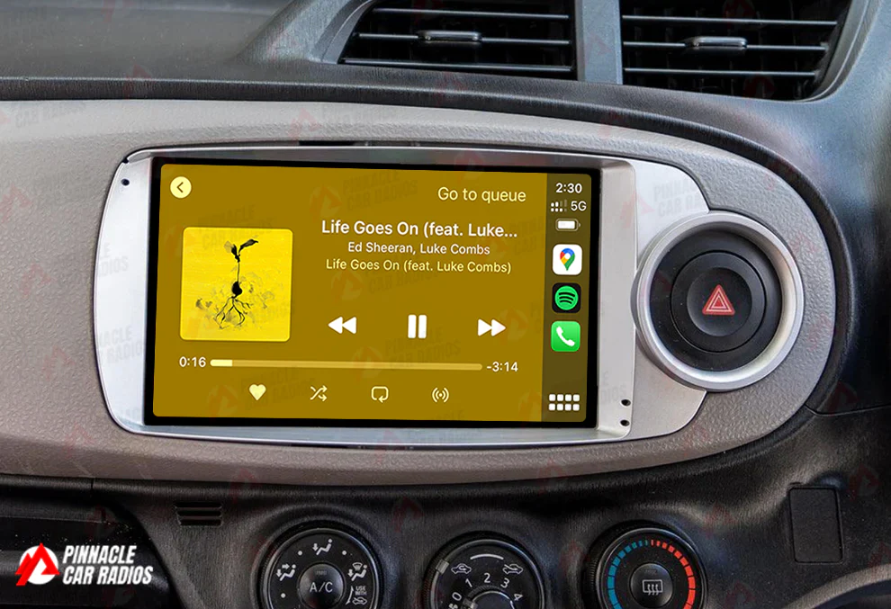 Toyota Yaris 2012-2017 Wireless CarPlay Headunit Kit - Image 3