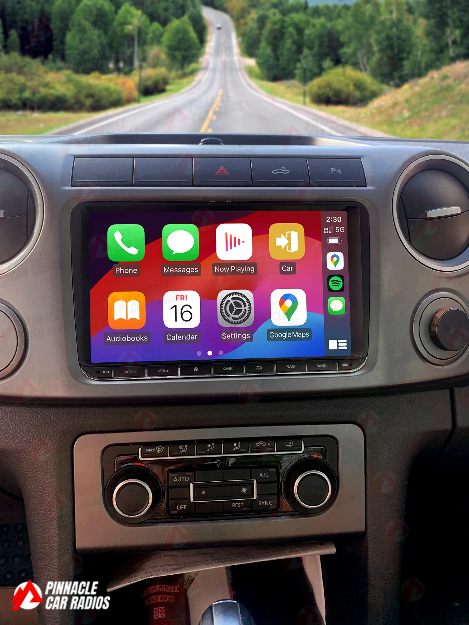VW Universal Volkswagen Wireless CarPlay Headunit Kit