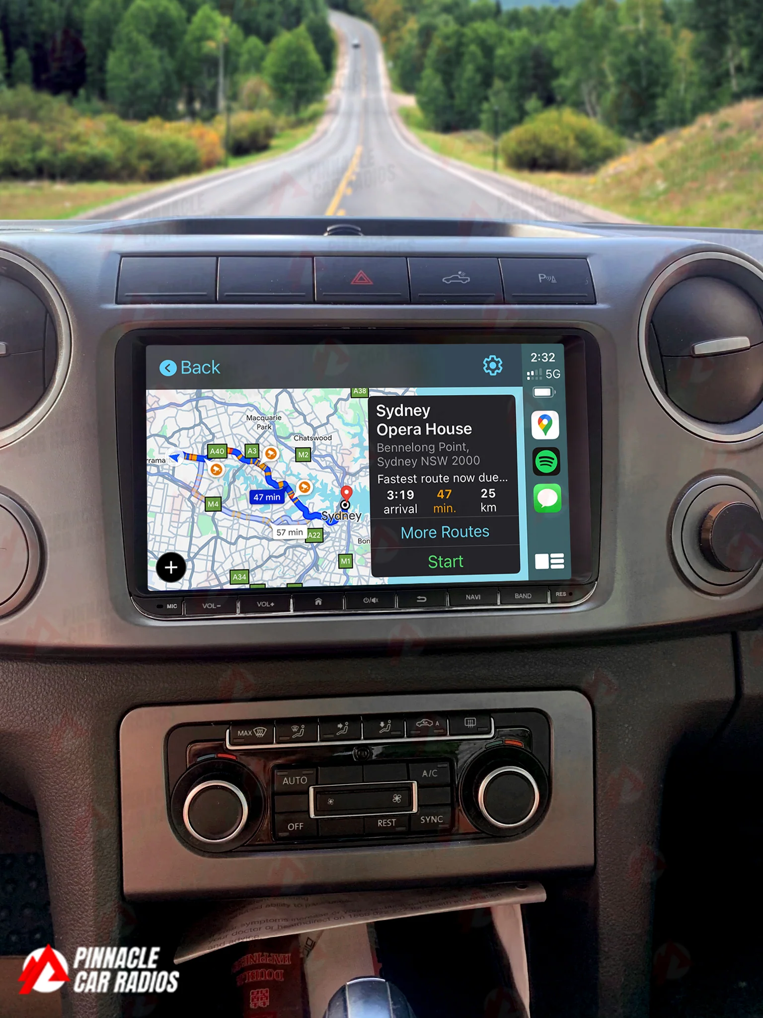 VW Universal Volkswagen Wireless CarPlay Headunit Kit - Image 2