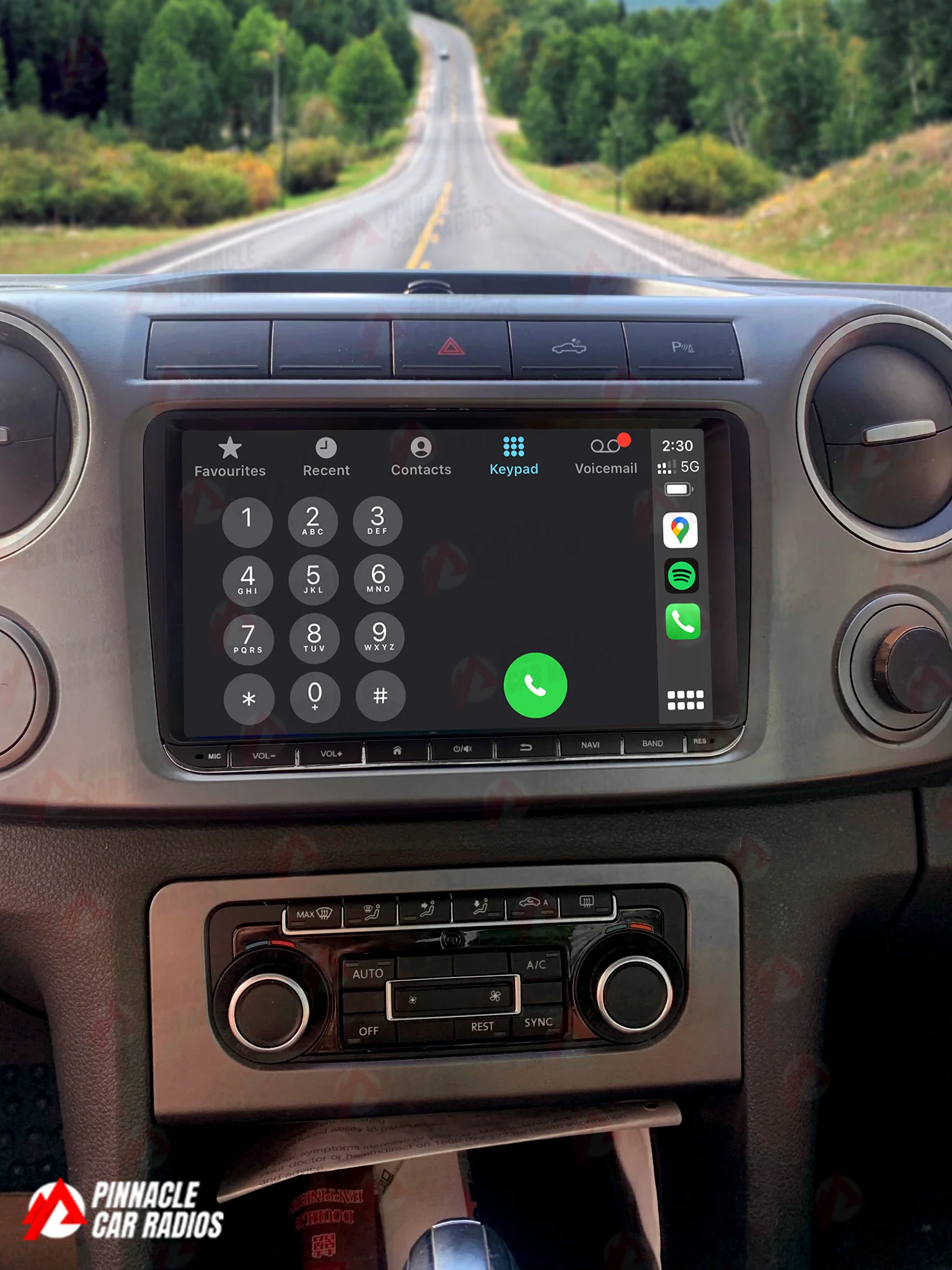 VW Universal Volkswagen Wireless CarPlay Headunit Kit - Image 4